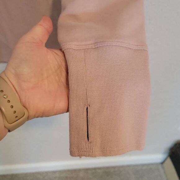 Calvin Klein Sweatshirt Womens Rosy Gray Cowl Neck Size L - Picture 3 of 8